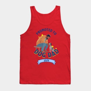 Promoted to Dog Dad 2024 Tank Top